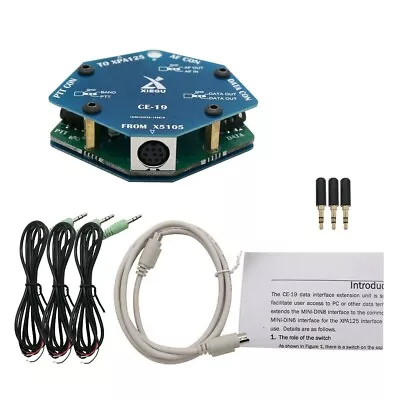 CE-19 Data Interface Expansion Card For XIEGU X5105 G90 ACC PTT W/ Audio Cables • £35.84