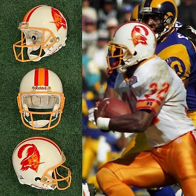 1994 Tampa Bay Buccaneers Riddell Vsr-4 Game Helmet- Large Logo • $740