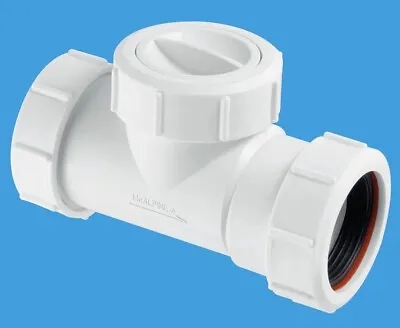 MCALPINE T28M-NRV  1½  Inch 40mm Waste Pipe Multifit In-Line Non Return Valve • £15.39