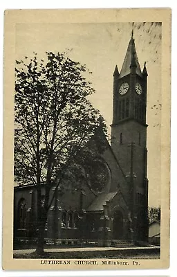 Lutheran Church MIFFLINBURG PA Union County Postcard • $4.99