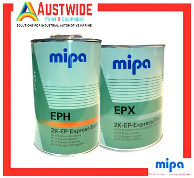Epoxy Primer Kit 2K HS Mipa EPX / EPH 1:1 Ratio  Automotive Paint 2 Litre Kit • $85