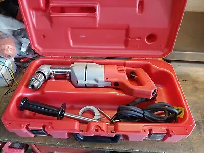 MILWAUKEE 3107-6 7 Amp 1/2  Corded Heavy Right-Angle Drill Kit • $189