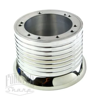Polished Billet Steering Wheel Adapter 5/6 Hole For 1995 - 2002 Chevy Trucks • $69.99