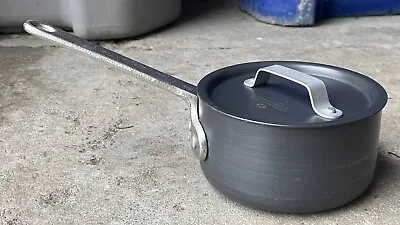 Vintage CALPHALON Commercial Anodized Aluminum 1.5Q Sauce Pan Pot 8701 1/2 W/Lid • $14.99