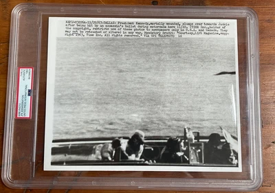 $2250 • Buy President John F. Kennedy JFK Assassination Type 3 PSA Wire Photo United Press