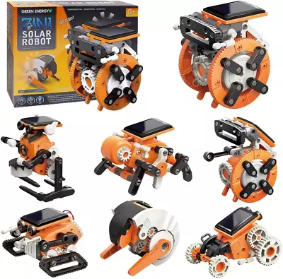 STEM 7 In 1 Solar Robot KitEducational Building Science Experiment KitDiy B... • $40.79