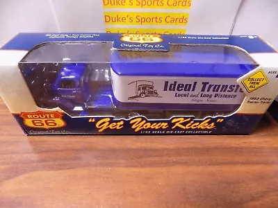 Route 66- 1950 Chevy Tractor Trailer - Ideal - Die Cast -1:43 Scale-1015 • $4.99