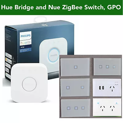 ZigBee Smart 1 / 2 Way Light Switch For Hue Bridge Hubitat SmartThings Automat • $50