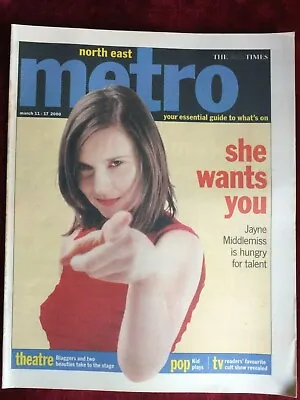 Times METRO Mag 11-March-2000 JAYNE MIDDLEMISS Kimberly Williams Jonathan Cake • £14.99