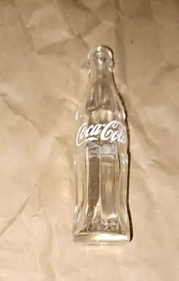 Vintage Miniature Coke Coca-Cola Glass Bottle  3  Advertising • $4.79