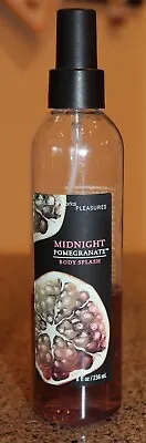 Bath & Body Works Pleasures  Midnight Pomegranate  Body Splash 8oz ~ 40% Full • $6.75