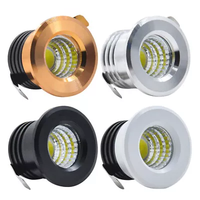 10× Mini 3W COB Recessed LED Cabinet Spot Light Lamp Ceiling Downlight 110V 220V • $4.42