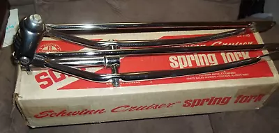 Nos Vintage Schwinn Cruiser Bicycle Springer Fork In Box For 26  Balloon Tire • $325