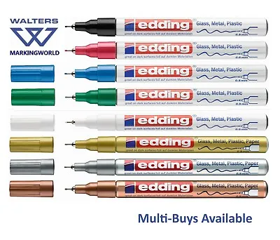 Edding 780 Extra Fine Paint Marker Pen | 0.8mm Nib |Glass Metal Stone Waterproof • £5.36