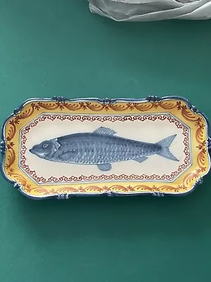 Vintage Royal Techelaar Makkum Polychrome Herring Plate • $145.83