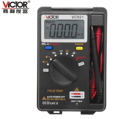 VC921 3/4 DMM Mini Digital Multimeter Capacitance Resistance Frequency • $12.21