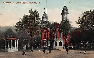 Franklin PA Pennsylvania Venango County Court House 1910s Antique Postcard L4 • $5.76