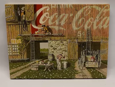 H Hargrove Coca Cola Painting 16  X 12  ~ Estate Find ~ • $19.99