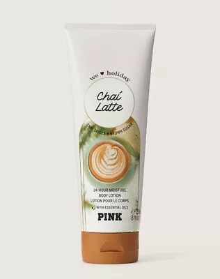 VICTORIA’S SECRET PINK CHAI LATTE FRAGRANCE BODY LOTION CREAM 8 Oz • $10