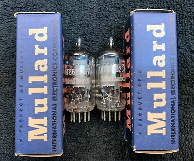 2 NOS NIB Matched Mullard 6267 EF86 Audio Tubes USA 1963 • $149