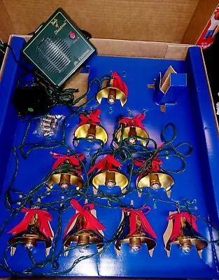 Mr.  Christmas Bells Of Christmas Musical  With Lights Vintage Nib Works! • $125