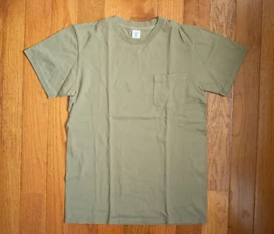 VELVA SHEEN Green Pocket T-shirt Size S MADE IN USA • $28