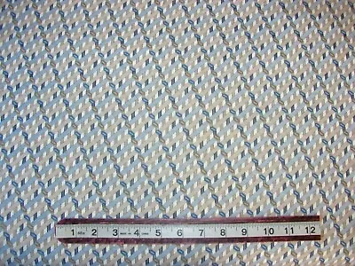 21  X 55  Primitive Basket Weave Stripes Rickrack Stretch Vintage Jersey Cotton • $3.39