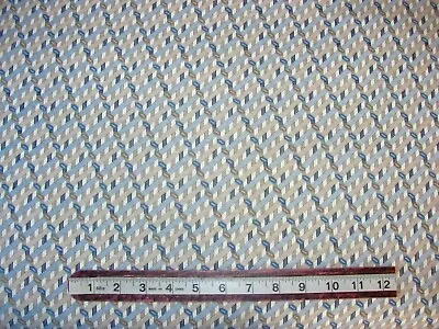 26  X 55  Basket Weave Primitive Stripes Rickrack Stretch Jersey Cotton Fabric • $3.59