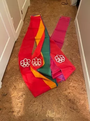 Montreal 1976 Olympics Banner Lamp Post Streamer Multicolour • $700