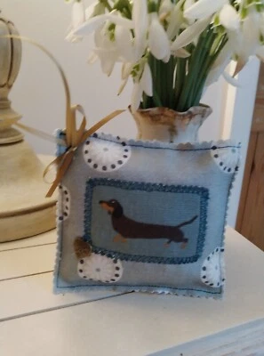 £5.50 • Buy *Handmade Lavender  Pillow ~Sophie Allport Dachshund - EASTER/GIFT