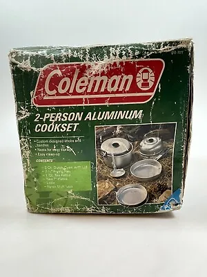 $49.99 • Buy Vintage Coleman 2-Person Aluminum Cook Set