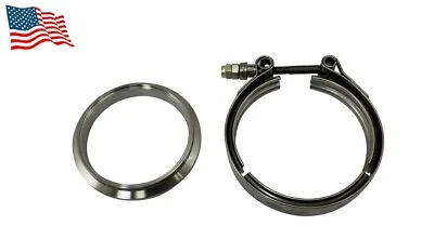 Turbine Outlet Downpipe Weld 3'' Flange Kit For TiAl V Stainless V Band Housing • $35