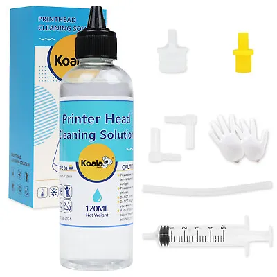 Koala Print Head Cleaner Kit 120ML For Epson HP Canon Brother Cleaning Solution • $8.99