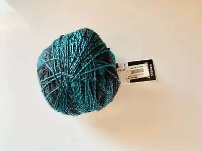  Crazy Zauberball Superwash Wool Self Striping Sock Yarn #2083 Black/Teal 150g • $15