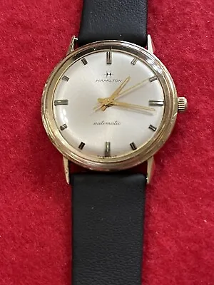 Vintage 1960's Men's Hamilton 17j Swiss Automatic 33mm Wristwatch-Runs Great • $142.50