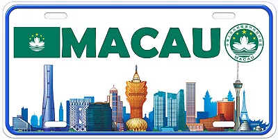 Macau Skyline Novelty Car License Plate • $17.89