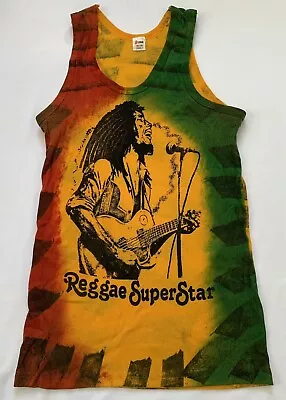 Bob Marley Vintage T-Shirt S Jamaica Peter Tosh The Wailers Lee Scratch Perry EX • $12