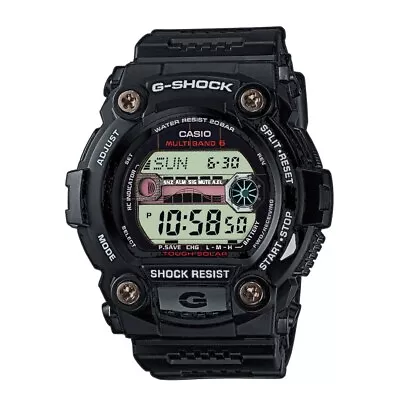 Casio G-Shock Mens Gw-7900-1Er Solar Radio Controlled Strap Watch Wristwatch • £135