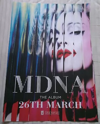 £20.99 • Buy MADONNA - MDNA, The Album, Large Original UK Promo Poster, 26th March 2012, RARE