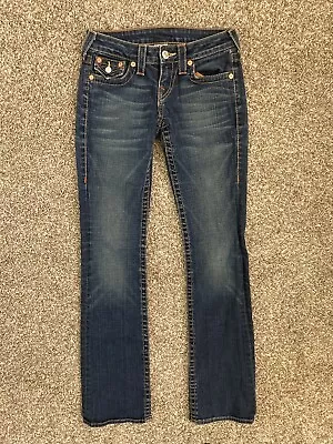 True Religion Womens Becky Super T Jeans Women's Size 25 Made In The USA Stretch • $21.95