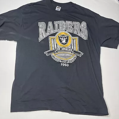 Vintage 90’s Los Angeles Raiders NFL Tshirt Size XL • $34.99