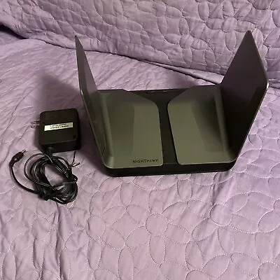 NETGEAR Nighthawk AX8 AX6000 8-Stream WiFi 6 Router Model: RAX80  • $99