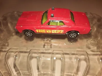 Vintage Corgi Juniors WhizzWheels Mercury Cougar XR7 Red Fire Dept Chief Car • $3.99