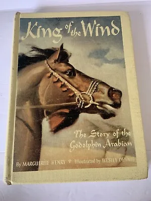 King Of The Wind By Marguerite Henry First Ed ‘N’   1952 HB (of Misty) • $10.49