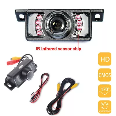 Car Backup Reverse Camera Waterproof Rear View Parking CMOS 7LED HD Night Vision • $18.88