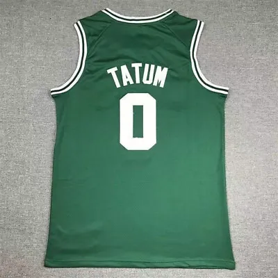 NWT Boston Basketball Jersey #0 All Stitched Vintage Tatum Jersey All Stitched • $22.99