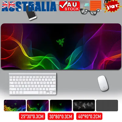 $7.59 • Buy Large Size Mouse Pad Gaming Desk Mat Extended Rubber Anti-slip Speed Mousepad AU
