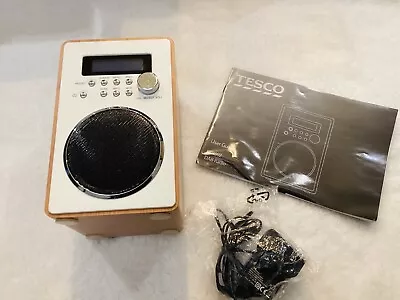 £22.95 • Buy Tesco Dab & FM Radio Wooden - Model No DR1302