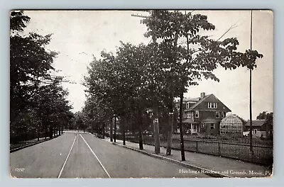 Moosic PA-Pennsylvania Hutching's Residence & Grounds C1910 Vintage Postcard • $8.99