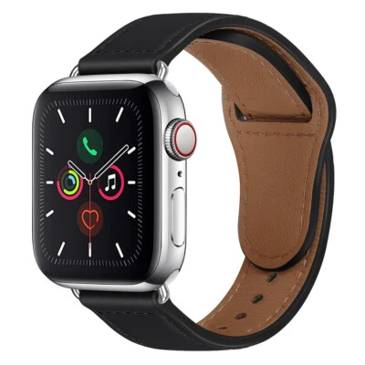 $16.99 • Buy Leather Watch Band Strap For Apple Watch IWatch Series 5 4 3 2 1 38/40 42/44mm 6